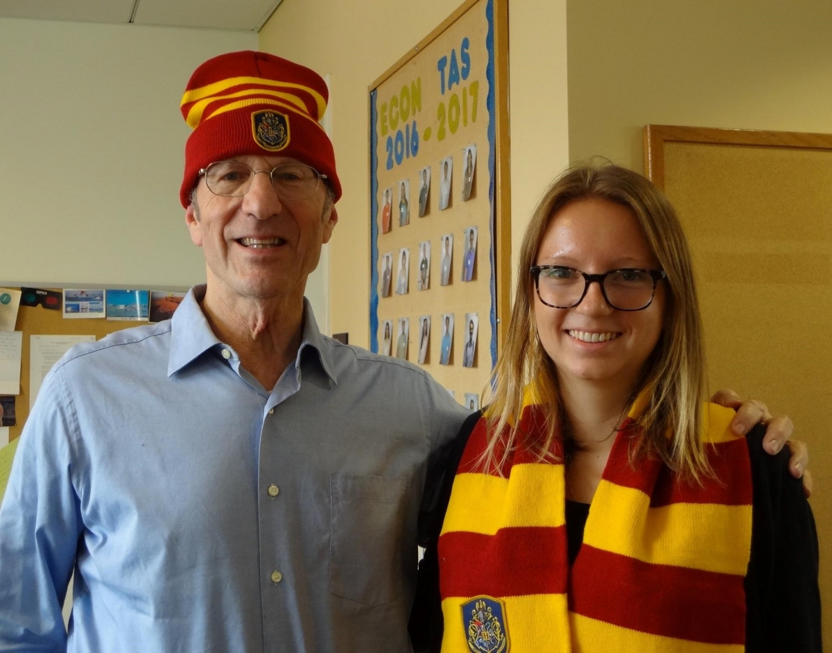 Marie-Louise Decamps and Professor Anthony Yezer