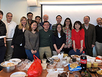 Economics faculty and grad students gathered for a potluck to celebrate the Lunar New Year! This fun event was arranged by the GW Student Association for Graduate Economists (SAGE).