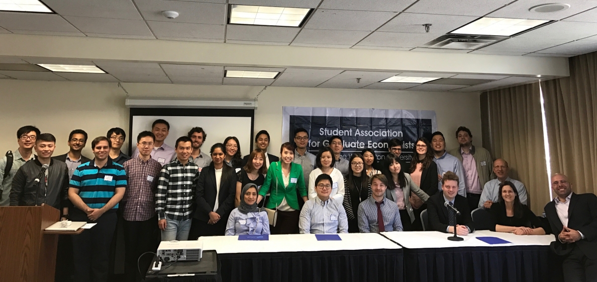 Participants at the GW Student Research Conference