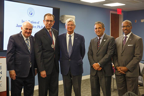 Professor James Foster (Center)