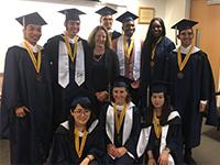 Dr. Weiner with MA Applied Economics Students