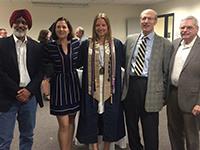 GW Ecomomic graduate students with professors